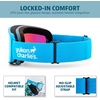image:imageYukon Charlies Adult Snow Goggles  Cylindrical Lens Ski Goggles  Boosted Contrast Reduced Glare AntiFogHeadwall Bluebird  Vlt 116