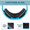 image:imageYukon Charlies Adult Snow Goggles  Cylindrical Lens Ski Goggles  Boosted Contrast Reduced Glare AntiFogHeadwall Bluebird  Vlt 116