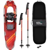 image:imageYukon Charlies Champion Snowshoe Kit Includes Snowshoes Trekking Poles and Travel Bag Snowshoeing Kits for Men amp Women Multiple Sizes amp ModelsRed
