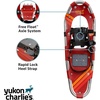 image:imageYukon Charlies Champion Snowshoe Kit Includes Snowshoes Trekking Poles and Travel Bag Snowshoeing Kits for Men amp Women Multiple Sizes amp ModelsRed