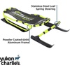 image:imageYukon Charlies Hammerhead Pro HD Sled  Single Rider Speed and Steering Control 52inch x 22inch amp Timber Tube Snow Sled with Durable Fabric Shell  Red Plaid