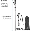 image:imageYukon Charlies Sherpa Trekking Poles Twist Lock Adjustment System Hiking Poles and Snow Baskets Multiple Styles amp SizesSnow Baskets