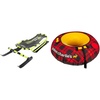 image:imageYukon Charlies Hammerhead Pro HD Sled  Single Rider Speed and Steering Control 52inch x 22inch amp Timber Tube Snow Sled with Durable Fabric Shell  Red Plaid