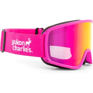image:imageYukon Charlies Adult Snow Goggles  Cylindrical Lens Ski Goggles  Boosted Contrast Reduced Glare AntiFogHeadwall Flamingo  Vlt 112